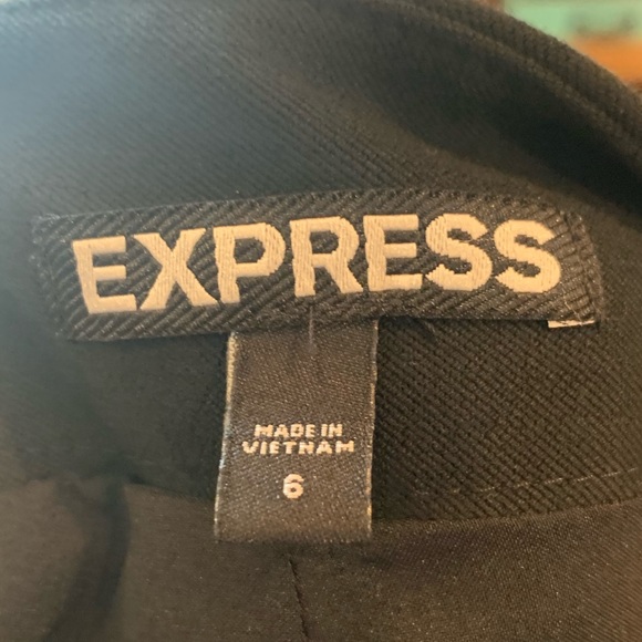 NWOT Black Basic Work Skirt with Side Pockets - Picture 5 of 6